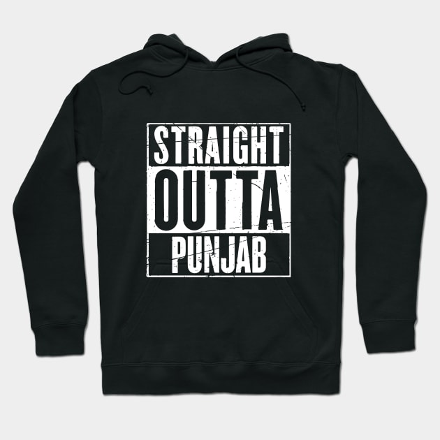 Straight Outta Punjab Hoodie by inkstyl